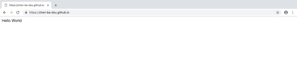 GitHubPages部署成功